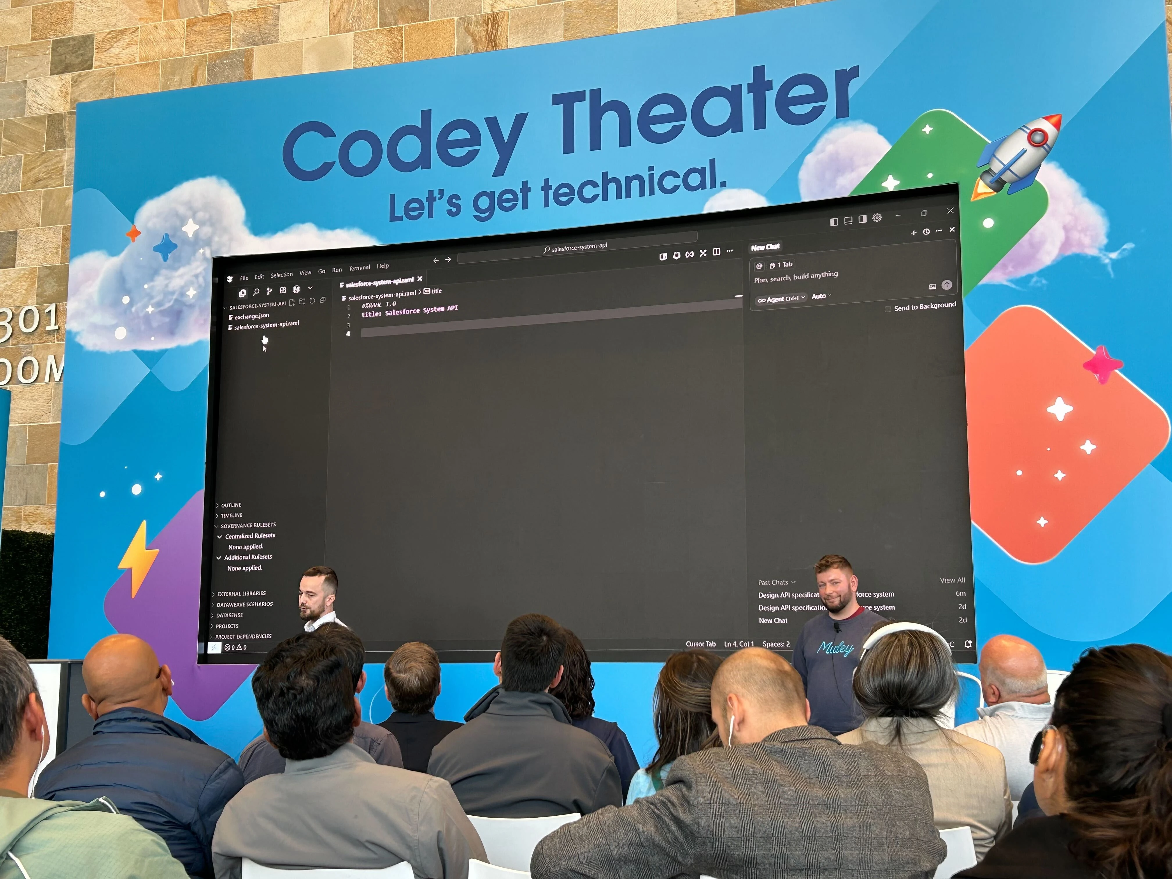 Patryk and Marcin presenting at Dreamforce 2025