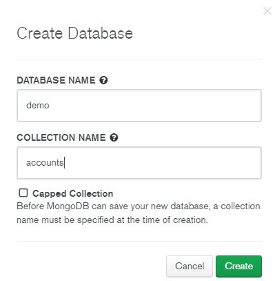 Creating first dynamodb collection